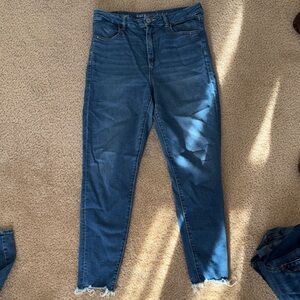 American Eagle Outfitters High Rise Blue Jeans